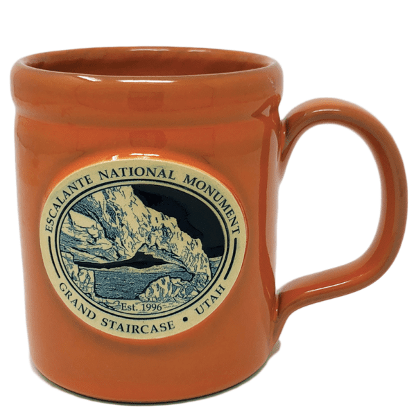 Grand Staircase Escalante National Monument Mug-Orange Sunset